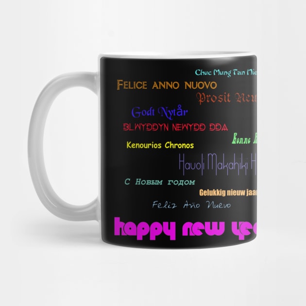 Happy New Year in Many Languages by HolidayBug